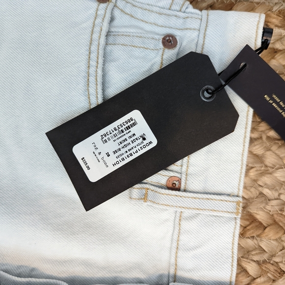 Rag & Bone High Waist Denim Miniskirt - Picture 6 of 8